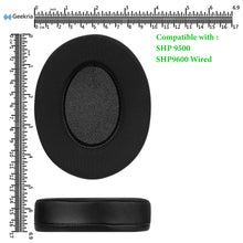 画像をギャラリービューアに読み込む, Geekria イヤーパッド Sport 互換性 パッド フィリップス Philips SHP9500, SHP9500S, SHP9600 ヘッドホンに対応 パッド イヤー / イヤーカップ (冷却ジェル /黒)
