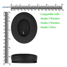 画像をギャラリービューアに読み込む, Geekria イヤーパッド SNAP マグネチック 互換性 パッド ビーツバイドクタードレ Beats Studio 3 Wireless, Studio 2 ヘッドホンに対応 パッド イヤー / イヤーカップ 冷却ジェル (ブラック, 2組)
