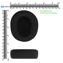 画像をギャラリービューアに読み込む, Geekria イヤーパッド Comfort 互換性 パッド スティールシリーズ SteelSeries Arctis Nova Pro Wireless ヘッドホンに対応 パッド イヤー / イヤーカップ (メッシュファブリック/黒)
