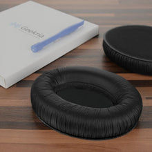 画像をギャラリービューアに読み込む, Geekria イヤーパッド QuickFit 互換性 パッド ゼンハイザー Sennheiser HD418, HD419, HD428, HD429, HD439, HD438, HD448, HD449 ヘッドホンに対応 パッド イヤー / イヤーカップ (レザーレット / ブラック)
