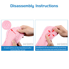 画像をギャラリービューアに読み込む, Geekria カバー 互換性 ニット生地 ヘッドバンド猫耳スーツ レイザー Razer, スティールシリー SteelSeries, HyperX, ゼンハイザー Sennheiser, アストロテック ASTRO, ソニー Sony, ロジクール Logitech, オーディオテクニカ ATH ヘッドホンに 対応 簡単に装着 工具不要
