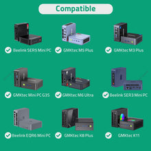画像をギャラリービューアに読み込む, Geekria ミニ パソコン ハードシェル トラベルケース GMKtec K11/K8 Plus/M7/M6 Ultra/K6/M5 Plus/M5 Ultra/M3 Ultra/ M3, Beelink Ser5 MAX/SER5 PRO/SER3/EQR6/S13 Pro/S12と互換性あり (ダークグレー)

