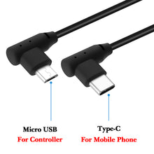 画像をギャラリービューアに読み込む, Geekria Micro USB OTGケーブル DJI Mavic Mini/2 Pro/Zoom、Mavic Air、Spark送信機用 USB-Cスマホ対応 ドローン送信機接続用 短いL字型データコード（30cm）
