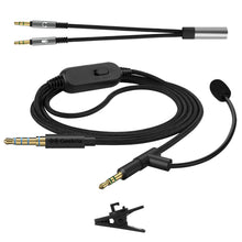 画像をギャラリービューアに読み込む, Geekria クリップマイク コンデンサーマイク ピンマイク ミニマイク クリップ式 スマホマイク ヘッドホンケーブル ゲームおよび会議用 ボーズ Bose QC Ultra QC SE 700 QC45 ヘッドセットと互換性があり 2.5mm ブームマイク付き 交換コード音量/ミュートコントロール（170 cm）
