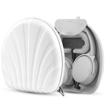 画像をギャラリービューアに読み込む, Geekria PRO 充電ヘッドホンケース ボーズ Bose QC Ultra/45/35/35 II Gaming/25/SE、700 対応 ハードシェル 耐久性 多層保護 旅行用キャリーバッグ (ホワイト) パワーバンクなし
