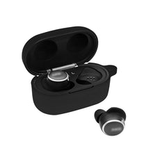 画像をギャラリービューアに読み込む, Geekria ケース アーカーゲー AKG N400 True Wireless 紛失防止 カラビナ付き 全面保護 装着したまま充電 携帯便利 ブラック
