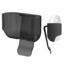 画像をギャラリービューアに読み込む, Geekria 超軽量 ポリカーボネート ベルト クリップ イヤホン ケース アップル Apple AirPods 4と互換性あり ハイキング 室外活動用 ハードシェル しっかり固定でき (ブラック 1個 シングルケース)
