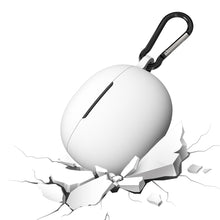 画像をギャラリービューアに読み込む, Geekria シリコン カバー 互換性 カバーエディファイアー EDIFIER X2 対応 True Wireless Earbuds 充電ケースカバー 外装カバーキーホルダーフック付き、充電ポートアクセス可能 (白)
