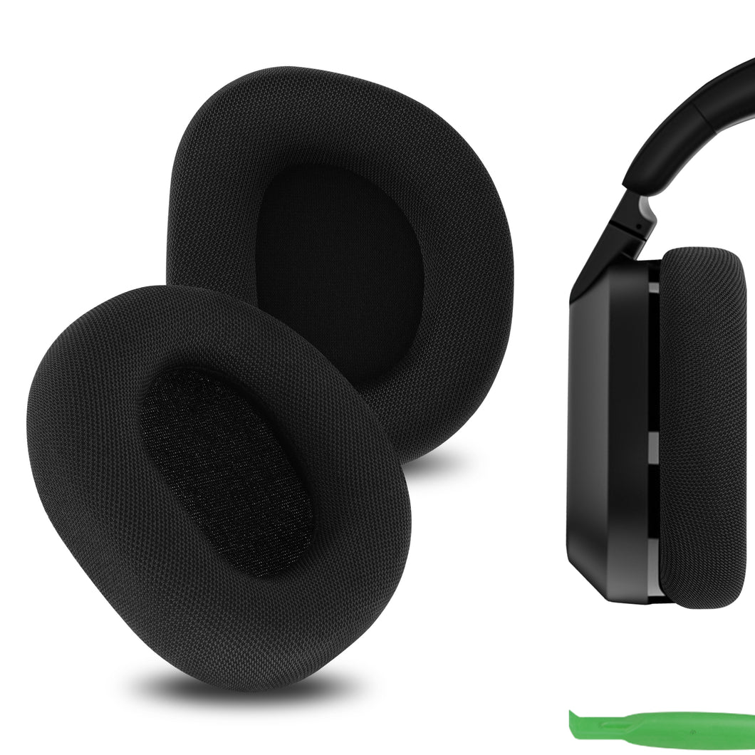 Geekria イヤーパッド Comfort 互換性 パッド Turtle Beach Stealth 600 Gen 2, Gen 3 ヘッドホンに対応 パッド イヤー / イヤーカップ 布を織る (黒)