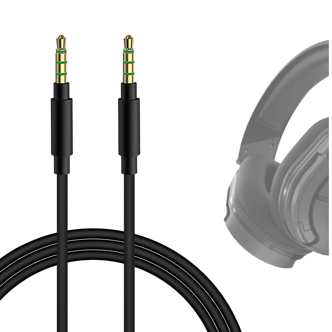 Geekria ゲームケーブル PS4 Xbox One コントローラ, Turtle Beach 等 ゲームヘッドセット アダプタ talkback, chat 用 トークバックケーブル ( 3.5mm 4極 1m )