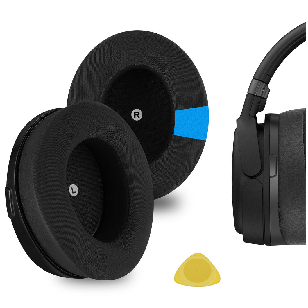 Geekria イヤーパッド Sport 互換性 パッド HyperX Cloud Orbit S ヘッドホンに対応 パッド イヤー / イヤーカップ 冷却ジェル (黒)