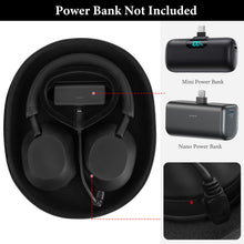 画像をギャラリービューアに読み込む, Geekria Elite 充電ヘッドホンケース ソニー Sony WH-1000XM6、WH-1000XM5、WH-1000XM4、WH-CH720N、ULT WEAR 対応 交換用ハードシェル トラベルキャリーバッグ（パワーバンクなし）（ブラック）
