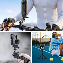 画像をギャラリービューアに読み込む, Geekria マグネット式クイックリリースマウント 互換性：Insta360 X5、X4 Air、X4、Ace Pro 2、Ace Pro マグネットマウントベース アクセサリー、金属トライポッドアダプター（1/4ネジ対応機器用）（ブラック）
