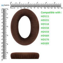 画像をギャラリービューアに読み込む, Geekria イヤーパッド Comfort 互換性 パッド ゼンハイザー Sennheiser HD515, HD555, HD518, HD560s, HD558, HD559, HD569, HD579, HD589 ヘッドホンに対応 パッド イヤー / イヤーカップ ( ベロア / 褐色 )
