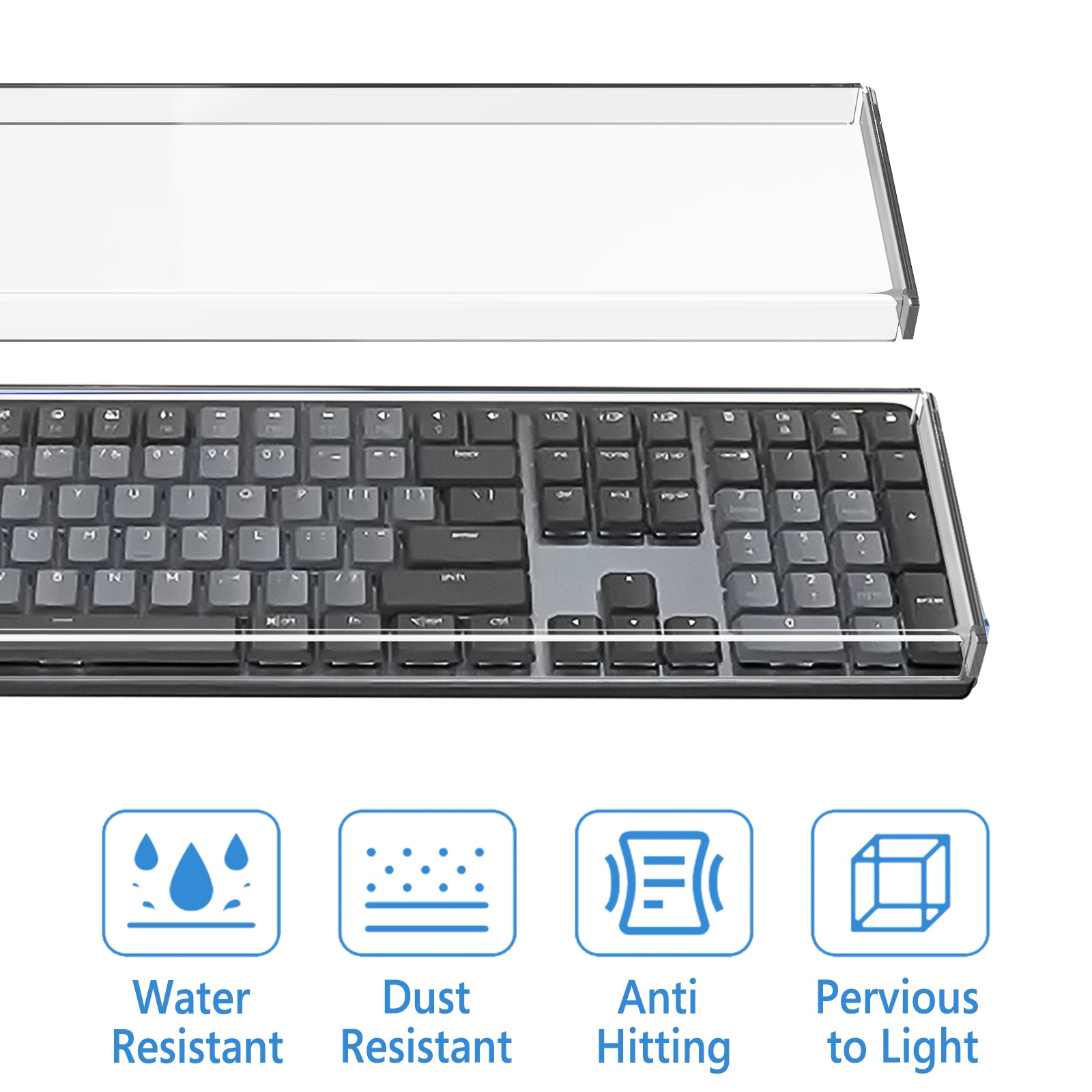 Geekria キーボード カバー ケース 互換品 ロジクール Logicool KX850