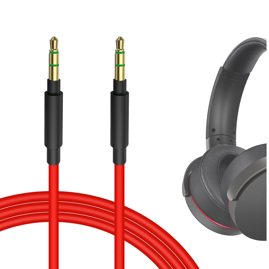 Geekria ケーブル 互換性 オーディオコード ソニー Sony WH-XB920N, WH-H710N, WH-H700N, WH-H810, WH-1000XM5, WH-1000XM4, INZONE H5 ヘッドホンケーブル、3.5mm に適合する 1.2m