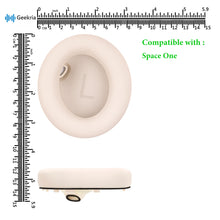 画像をギャラリービューアに読み込む, Geekria イヤーパッド QuickFit 互換性 パッド アンカー Anker Soundcore Space One ヘッドホンに対応 パッド イヤー / イヤーカップ プロテインレザー (オフホワイト)
