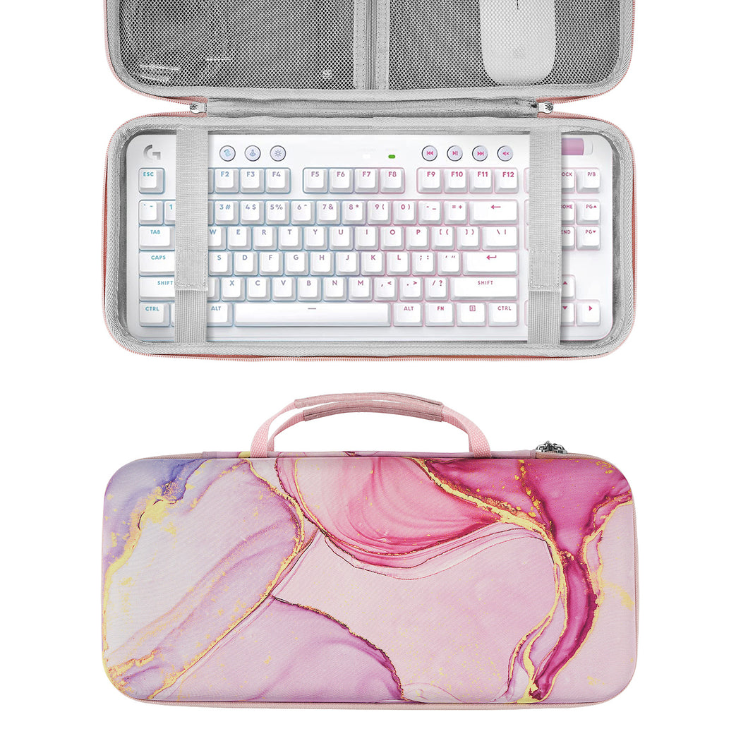 Geekria キーボードケース 収納ケース 互換品 ロジクール Logicool G713 / G715 テンキーレスワイヤレスメカニカル キーボード キャリングバッグ
