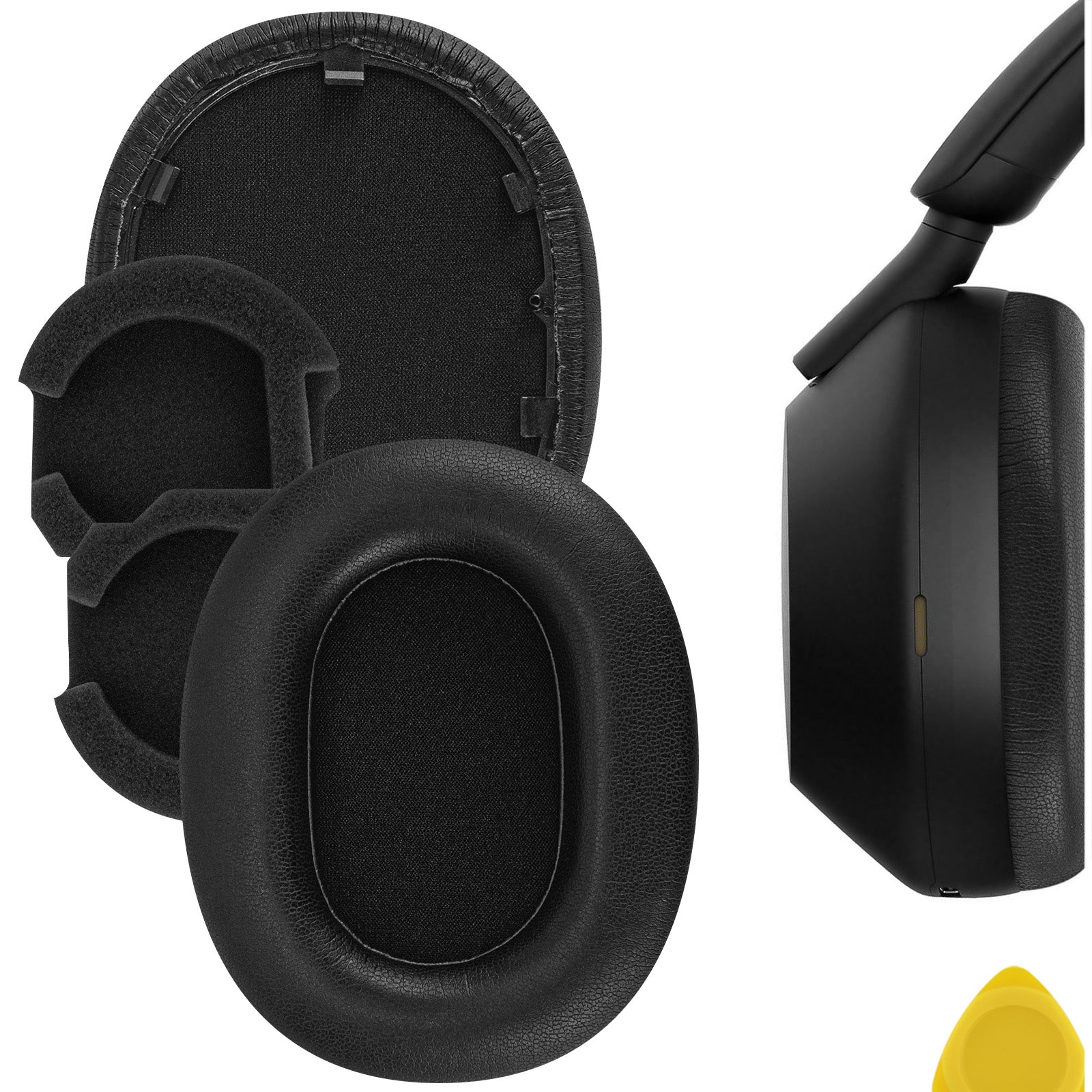 SONY WH-1000XM5 ブラック　イヤーパッド付き 930360b6-d791-5594-90e5-