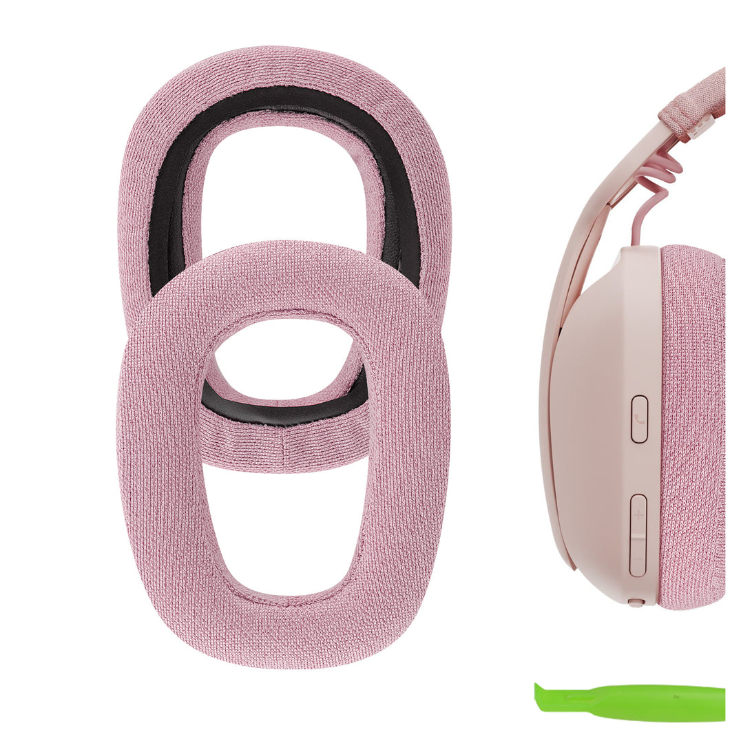 Geekria NOVAイヤーパッド 互換性 パッド ロジクール Logicool Zone Vibe 100 ヘッドホンに対応 パッド イヤー / イヤーカップメッシュファブリック (ピンク)