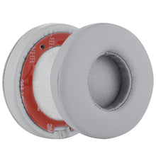 画像をギャラリービューアに読み込む, Geekria イヤーパッド QuickFit 互換性 パッド ビーツバイドクタードレ Beats Solo 2 Wireless (B0534) (Not Compatible with Beats Solo 2 Wired) On-Ear ヘッドホンに対応 イヤパッド/イヤークッション/イヤーカップ (プロテインレザー / グレー)
