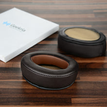 画像をギャラリービューアに読み込む, Geekria イヤーパッド QuickFit 互換性 パッド ゼンハイザー Sennheiser Momentum 2.0 Over-Ear ヘッドホンに対応 パッド イヤー / イヤーカップ (プロテインレザー / ダークブラウン)
