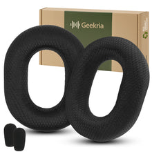 画像をギャラリービューアに読み込む, Geekria イヤーパッド Comfort 互換性 パッドレイザー Razer BlackShark V3 Pro (Do Not Fit V3 Wireless/ V3X) ヘッドホンに対応 パッド イヤー / イヤーカップ メッシュファブリック (黒)
