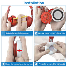 画像をギャラリービューアに読み込む, Geekria イヤーパッド QuickFit 互換性 パッド モンスター Monster ビーツバイドクタードレ Beats MIXR ヘッドホンに対応 イヤパッド/イヤークッション/イヤーカップ ( プロテインレザー / 白い)
