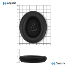画像をギャラリービューアに読み込む, Geekria イヤーパッド 互換性 パッド HyperX Cloud Mix 2 (7P5J2AA) ヘッドホンに対応 パッド イヤー / イヤーカップ プロテインレザー (黒)

