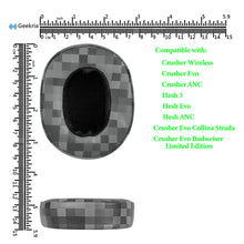 画像をギャラリービューアに読み込む, Geekria イヤーパッド QuickFit 互換性 パッド スカルキャンディ Skullcandy Crusher Wireless/Crusher EVO/Crusher ANC, Hesh3/HeshEVO/HeshANC, Venue ANC ヘッドホンに対応 パッド イヤー / イヤーカップ プロテインレザー (MC ストーン)
