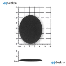 画像をギャラリービューアに読み込む, Geekria イヤーパッド Comfort 互換性 パッドロジクール Logitech OEM PC 860 Stereo ヘッドホンに対応 パッド イヤー / イヤーカップ スポンジ (黒)
