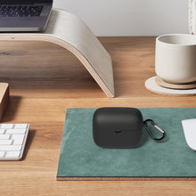 画像をギャラリービューアに読み込む, Geekria シリコン カバー 互換性 アンカー Anker Soundcore Liberty Air 2 対応 True Wireless Earbuds ワイヤレスイヤホンケースカバー 外装カバー キーホルダーフック付き、ケースポートアクセス可能 (黒)

