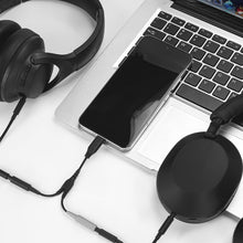 画像をギャラリービューアに読み込む, Geekria Type-C オス から デュアル 3.5mm メス ヘッドフォン Plug アダプター、 Y変換オーディオケーブル、TPEコード サムスン SAMSUNG Galaxy S24+/S24 Ultra/S24、 グーグル Google Pixel 8/7/6 (14.5cm) と互換性があります
