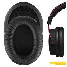 画像をギャラリービューアに読み込む, Geekria イヤーパッド QuickFit 互換性 パッド HyperX Cloud Alpha Gaming ヘッドホンに対応 パッド イヤー / イヤーカップ (プロテインレザー / ブラック)
