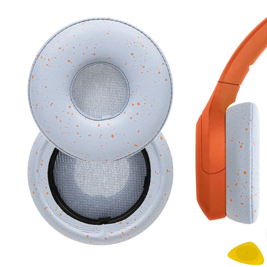 Geekria イヤーパッド QuickFit 互換性 パッド ソニー Sony WH-H810 Wireless ヘッドホンに対応 パッド イヤー / イヤーカップ プロテインレザー ( クリスタルブルー )