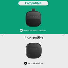 画像をギャラリービューアに読み込む, Geekria シリコーン スピーカーケース カバー 互換性カバー ボーズ Bose SoundLink Micro II に 対応 保護用の防水ソフトスキン、スピーカーケース、キーホルダーフック付き (ブルー)

