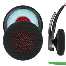 画像をギャラリービューアに読み込む, Geekria イヤーパッド Comfort 互換性 パッドプラントロニクス Plantronics Voyager Focus UC B825, Voyager 4210/ 4220/ 4310UC/ 4320UC, Blackwire C5200/ C5210/ C5220, Backbeat Sense ヘッドホンに対応 パッド イヤー / イヤーカップ メッシュファブリック (黒)
