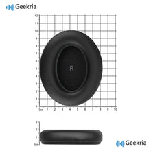 画像をギャラリービューアに読み込む, Geekria イヤーパッド QuickFit 互換性 パッド ゼンハイザー Sennheiser Momentum 4 Wireless Over-Ear ヘッドホンに対応 パッド イヤー / イヤーカップ (プロテインレザー / 黒)

