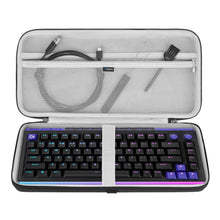 画像をギャラリービューアに読み込む, Geekria キーボードハードシェルケース ロジクール Logicool G512 X 75, Alto Keys K75M, nuphy Kick75, Attack Shark ajazz AK820, Redragon K673, YUNZII B75と互換性あり トラベルキャリングバッグ (ダークグレー)
