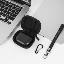 画像をギャラリービューアに読み込む, Geekria Shield イヤホンケース T5 II True Wireless 対応、ケーブル収納付き交換用ポータブルハードシェル旅行用キャリーバッグ (グレー)
