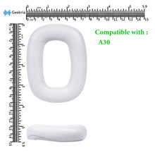 画像をギャラリービューアに読み込む, Geekria イヤーパッド QuickFit 互換性 パッド ロジクール Logicool G Astro A30 ヘッドホンに対応 パッド イヤー / イヤーカップ プロテインレザー (ホワイト)
