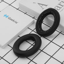 画像をギャラリービューアに読み込む, Geekria イヤーパッド 互換性 パッド Sennheiser Accentum/Accentum Plus Wireless ヘッドホンに対応 パッド イヤー / イヤーカップ プロテインレザー (黒)
