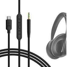 画像をギャラリービューアに読み込む, Geekria ケーブル USB-C Digital to Audio 互換性 オーディオコード ボーズ Bose 700, NC700, NCH700 ヘッドホンケーブル、Type-C に適合する インラインマイクと音量コントロール 1.2m
