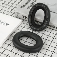 画像をギャラリービューアに読み込む, Geekria イヤーパッド QuickFit 互換性 パッド ビーアンドダブリュ Bowers &amp; Wilkins PX7 ヘッドホンに対応 パッド イヤー / イヤーカップ (プロテインレザー/黒)

