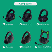 画像をギャラリービューアに読み込む, Geekria イヤーパッド Comfort 互換性 パッド レイザー Razer Kraken V4/V4 X/V4Pro/Kitty V2 Pro, Barracuda/Barracuda X ヘッドホンに対応 パッド イヤー / イヤーカップ (メッシュファブリック / オフホワイト)
