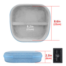画像をギャラリービューアに読み込む, Geekria ケース Sheild ヘッドホンケース 互換性 ハードケース 旅行用 ハードシェルケース アップル Apple AirPods Max に対応 収納ポーチ付き (スカイ ブルー)
