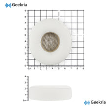 画像をギャラリービューアに読み込む, Geekria イヤーパッド互換性 パッド ジェイビーエル JBL Everest Elite 300, V300NXT ヘッドホンに対応 パッド イヤー / イヤーカップ (プロテインレザー / 白い)

