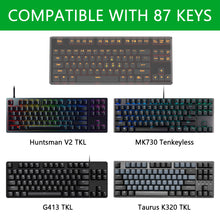 画像をギャラリービューアに読み込む, Geekria キーボード カバー ケース 互換品 ロジクール Logicool G715 / G713 テンキーレス ワイヤレスメカニカルゲーミングキーボード 透明アクリルカバー 保護カバー（曇った）
