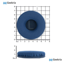 画像をギャラリービューアに読み込む, Geekria イヤーパッドComfort互換性 パッド ジェイビーエル JBL JR300, JR300BT, T450BT, T500BT, Tune 500, Tune 500BT, Tune 510BT, Tune 520BT ヘッドホンに対応 パッド イヤー / イヤーカップ メッシュファブリック(青)
