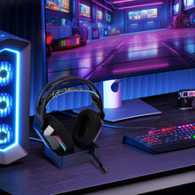 画像をギャラリービューアに読み込む, Geekria ヘッドフォン充電スタンド ロジクール Logicool G733 Lightspeed ワイヤレス ゲーミング ヘッドセット用、3D プリント樹脂製磁気ドック、ゲーミング ヘッドセット ベース (ブラック)
